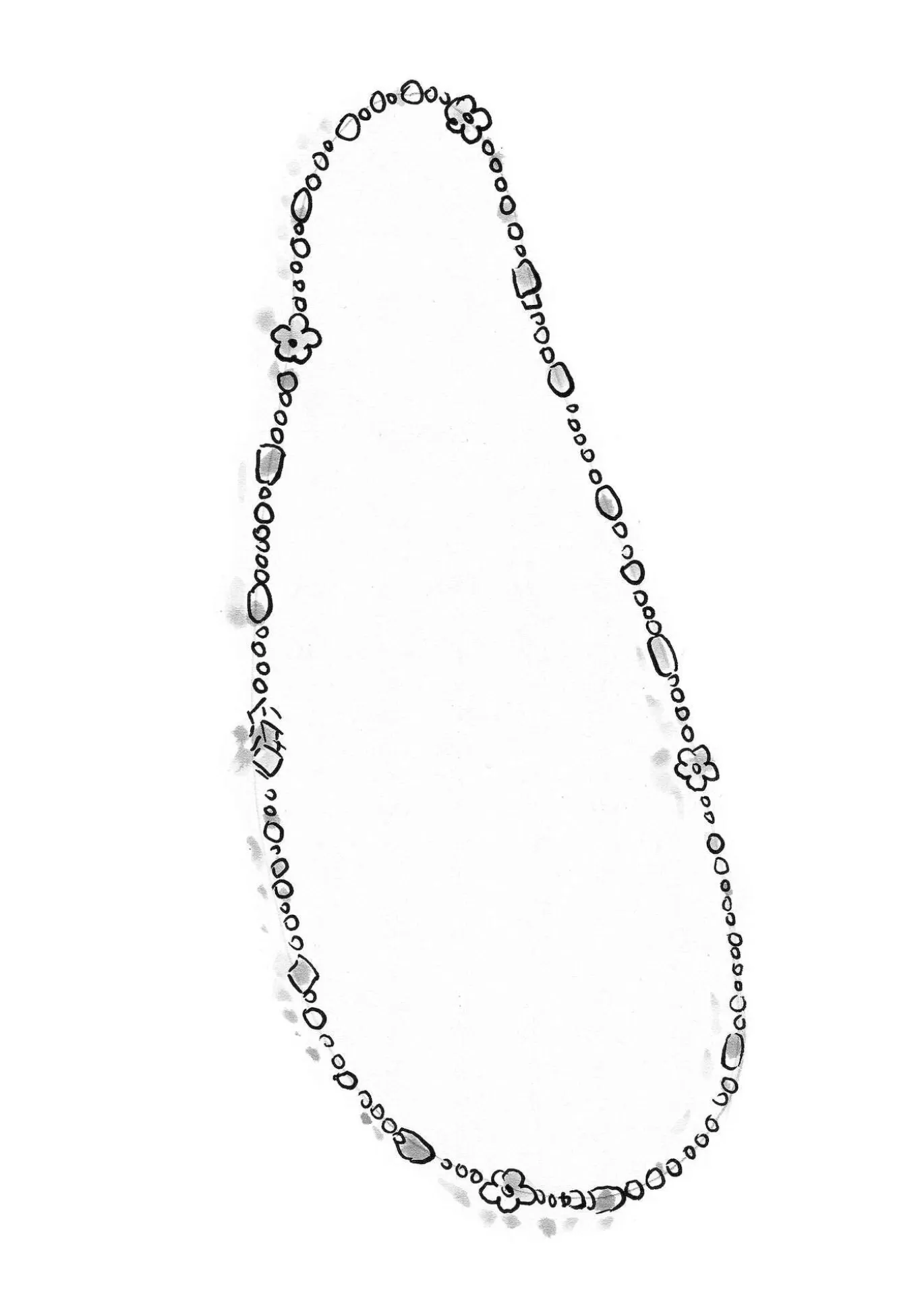 halsband_jane_i_tervunna_glasprlor_2-1.webp Gudrun Sjödén Halsband "Jane" i återvunna glaspärlor Midsommarblomster Hot