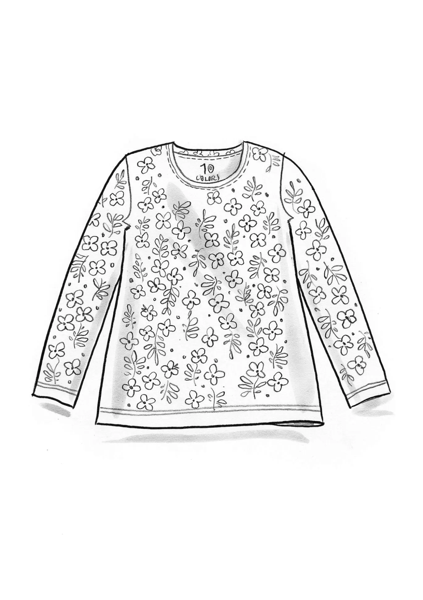 triktop_ylva_i_ekologisk_bomullelastan_4.webp Gudrun Sjödén Trikåtop "Ylva" i ekologisk bomull/elastan Senap/mönstrad Fashion